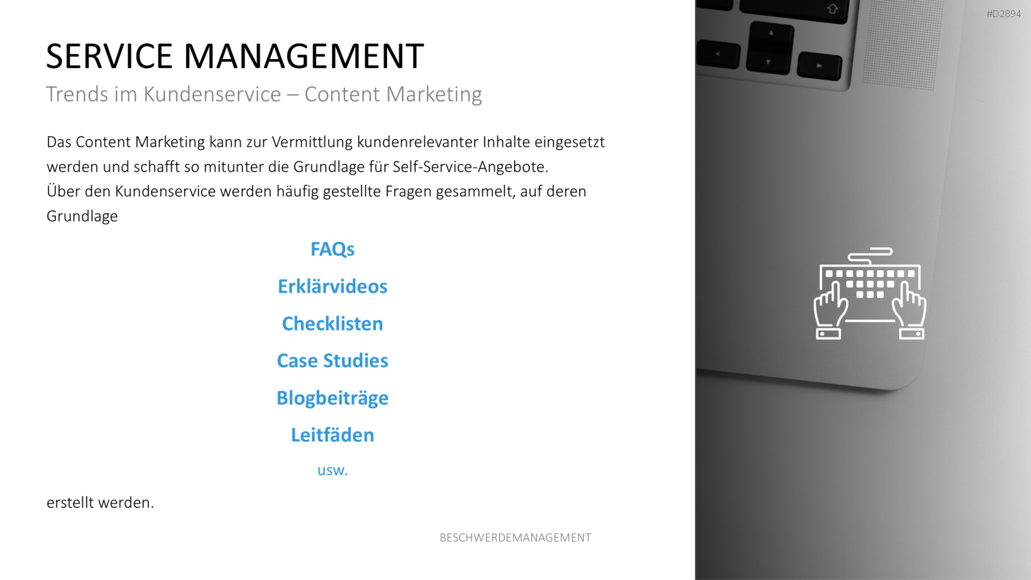Beschwerdemanagement PowerPoint-Vorlage