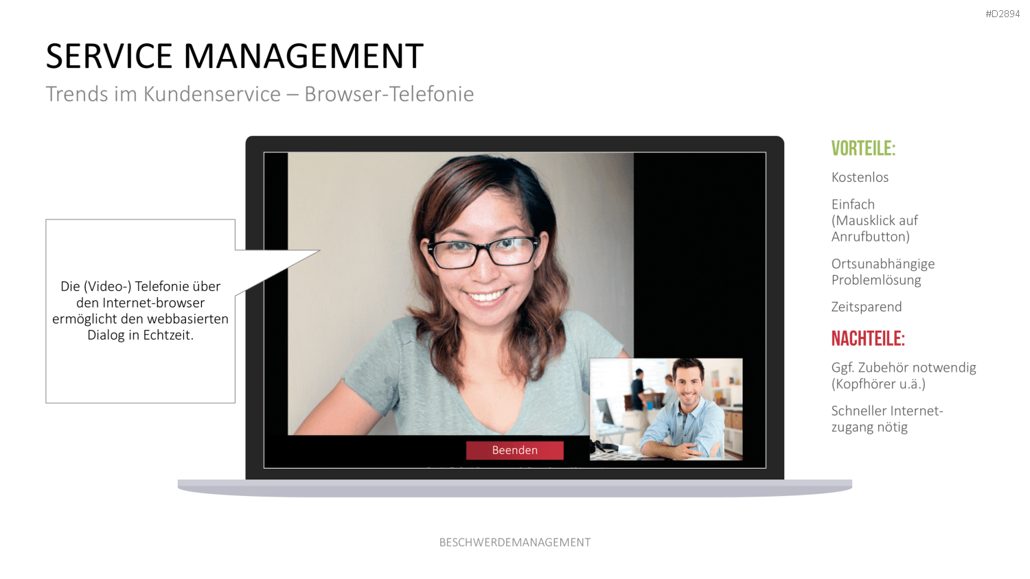 Beschwerdemanagement PowerPoint-Vorlage
