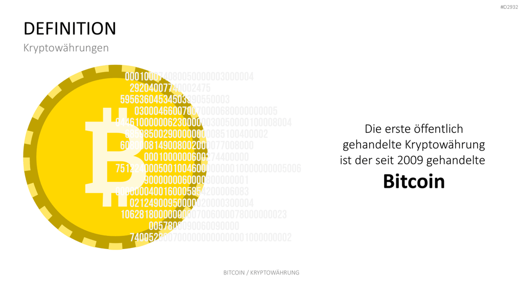 Bitcoin / Kryptowährung PowerPoint-Vorlage