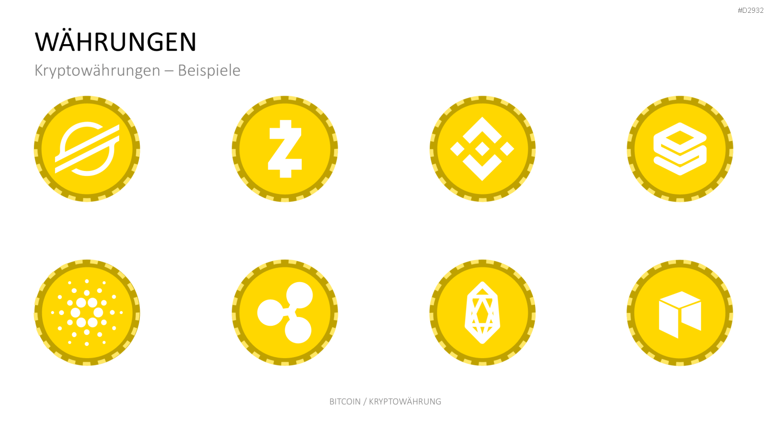 Bitcoin / Kryptowährung PowerPoint-Vorlage