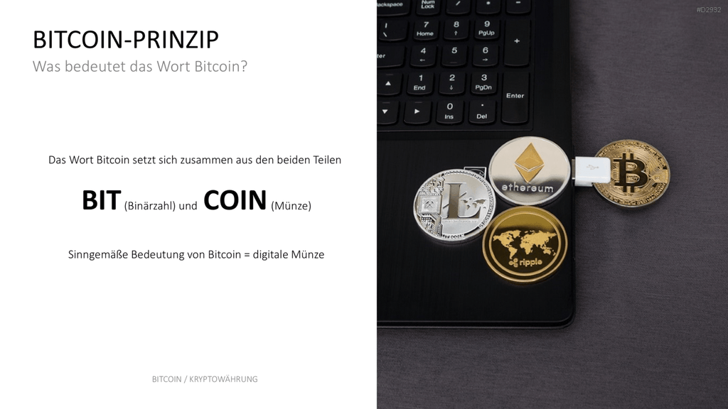 Bitcoin / Kryptowährung PowerPoint-Vorlage