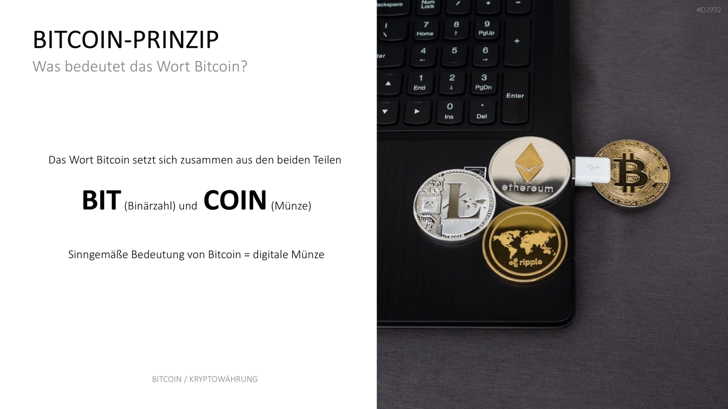 Bitcoin / Kryptowährung PowerPoint-Vorlage