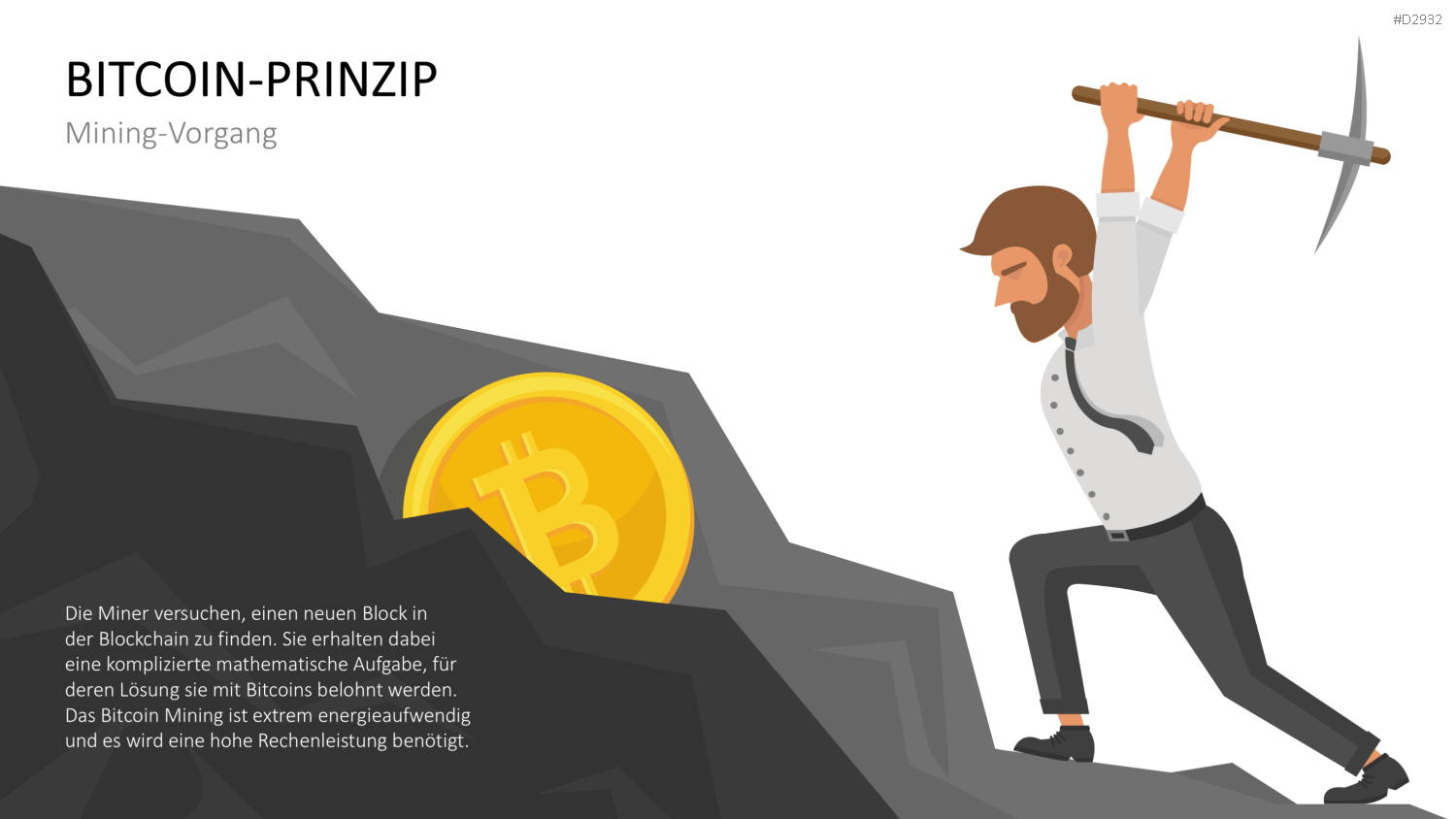 Bitcoin / Kryptowährung PowerPoint-Vorlage