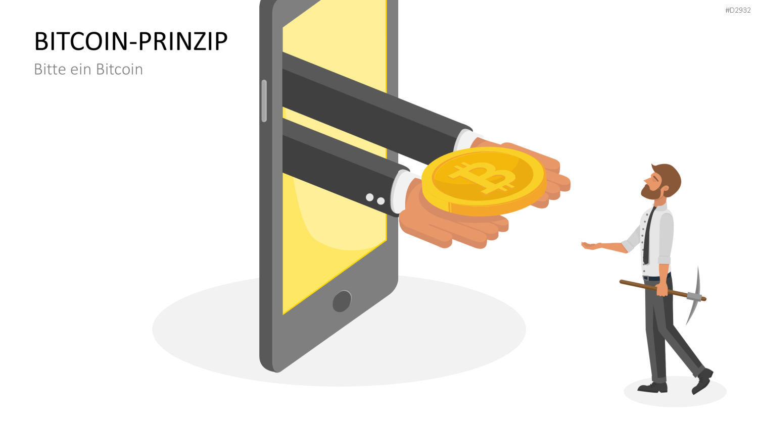 Bitcoin / Kryptowährung PowerPoint-Vorlage