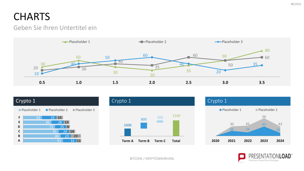 Bitcoin / Kryptowährung PowerPoint-Vorlage