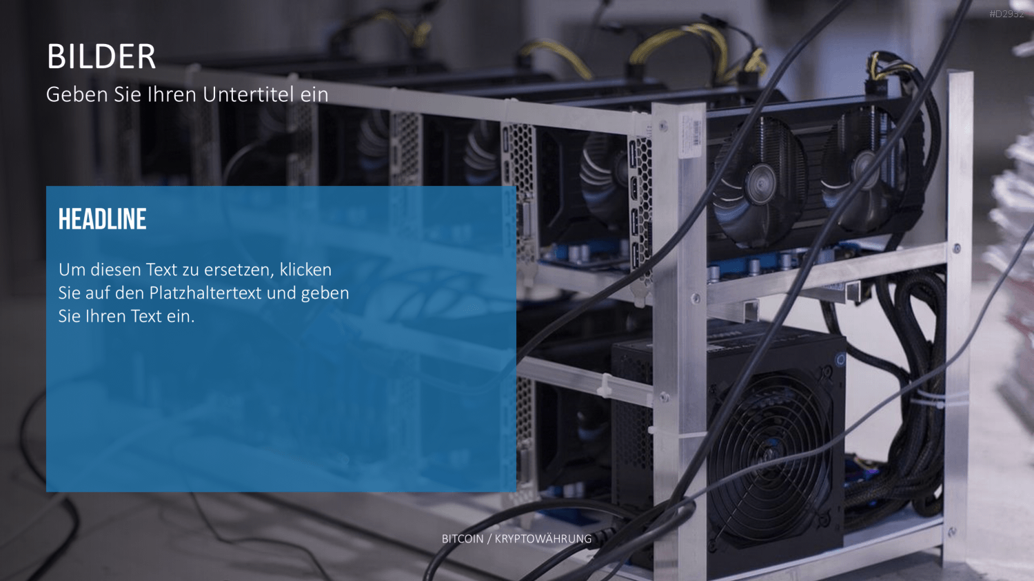 Bitcoin / Kryptowährung PowerPoint-Vorlage