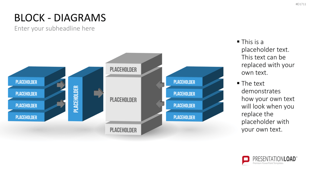 Block Diagramme PowerPoint-Vorlage
