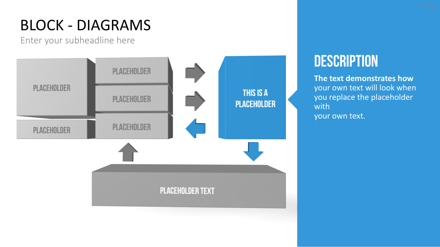 Block Diagramme PowerPoint-Vorlage