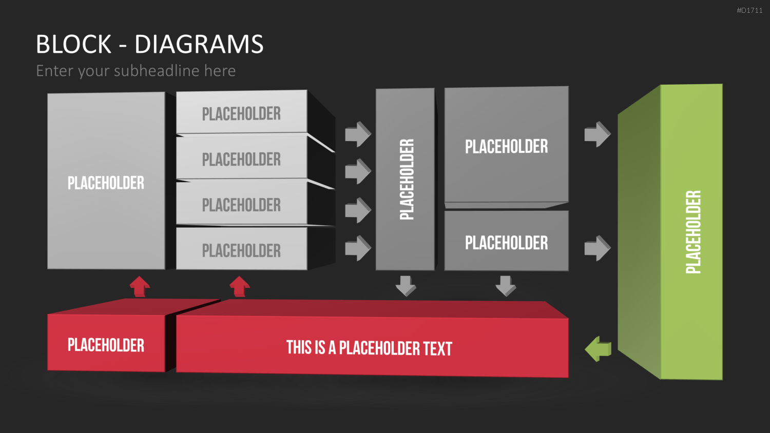 Block Diagramme PowerPoint-Vorlage