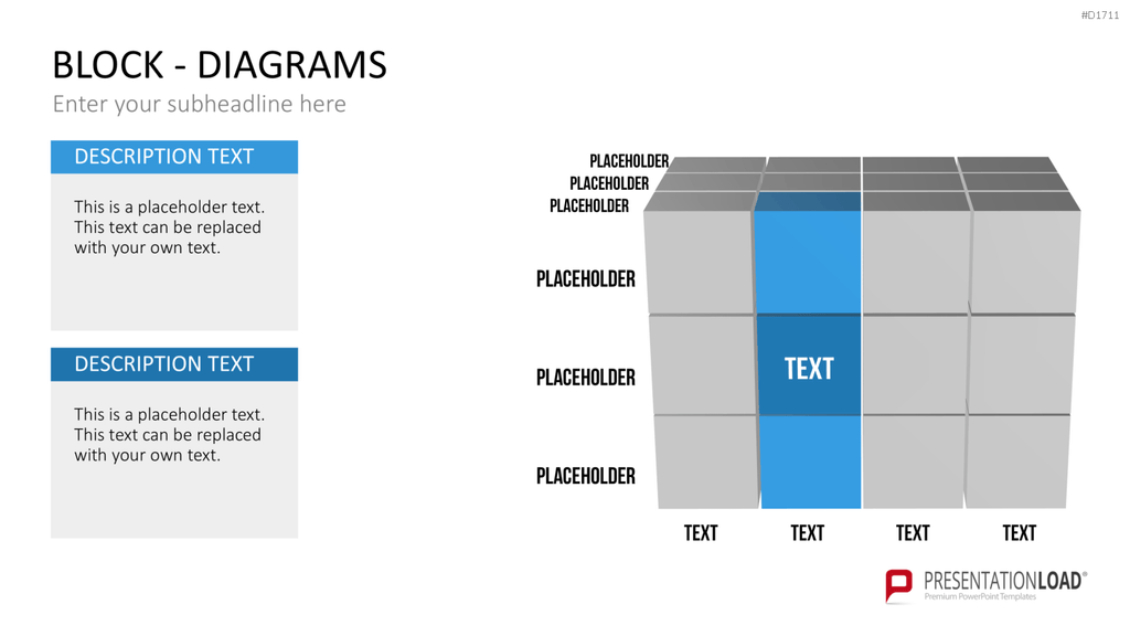 Block Diagramme PowerPoint-Vorlage