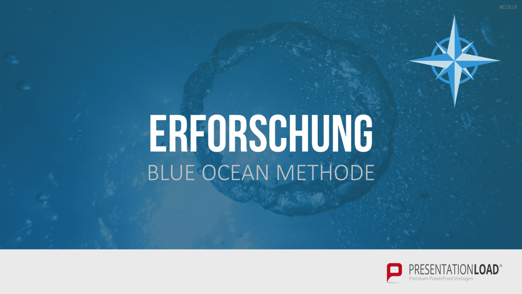 Blue-Ocean-Methode PowerPoint-Vorlage