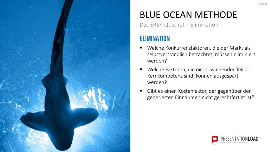 Blue-Ocean-Methode PowerPoint-Vorlage