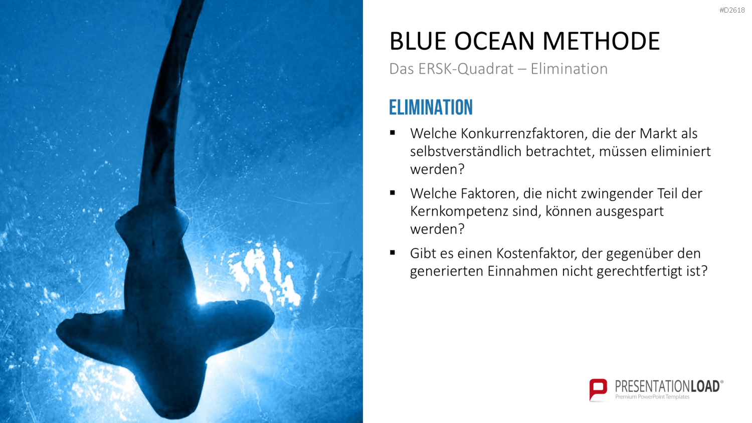 Blue-Ocean-Methode PowerPoint-Vorlage