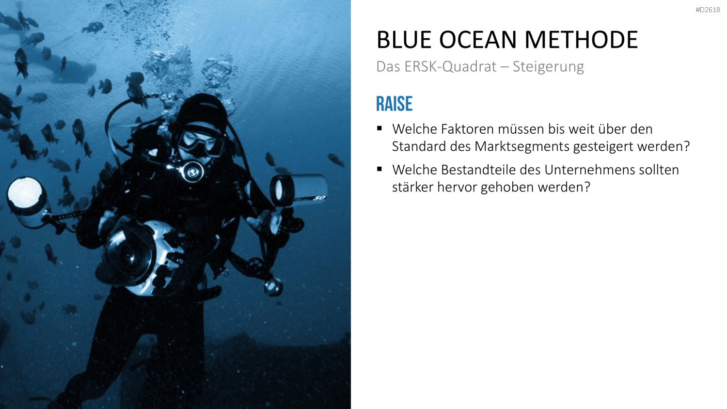 Blue-Ocean-Methode PowerPoint-Vorlage