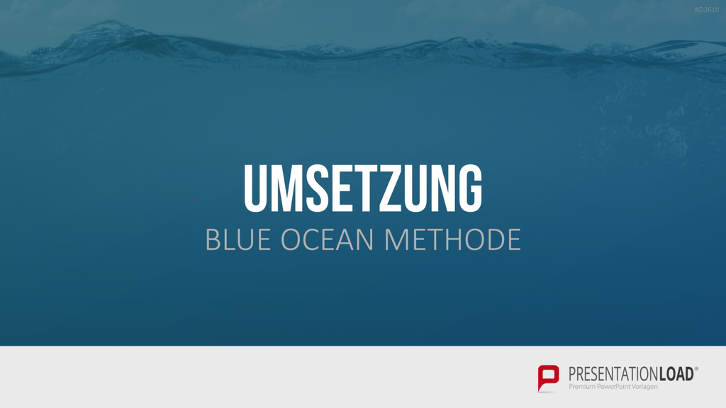Blue-Ocean-Methode PowerPoint-Vorlage