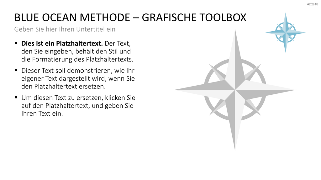 Blue-Ocean-Methode PowerPoint-Vorlage