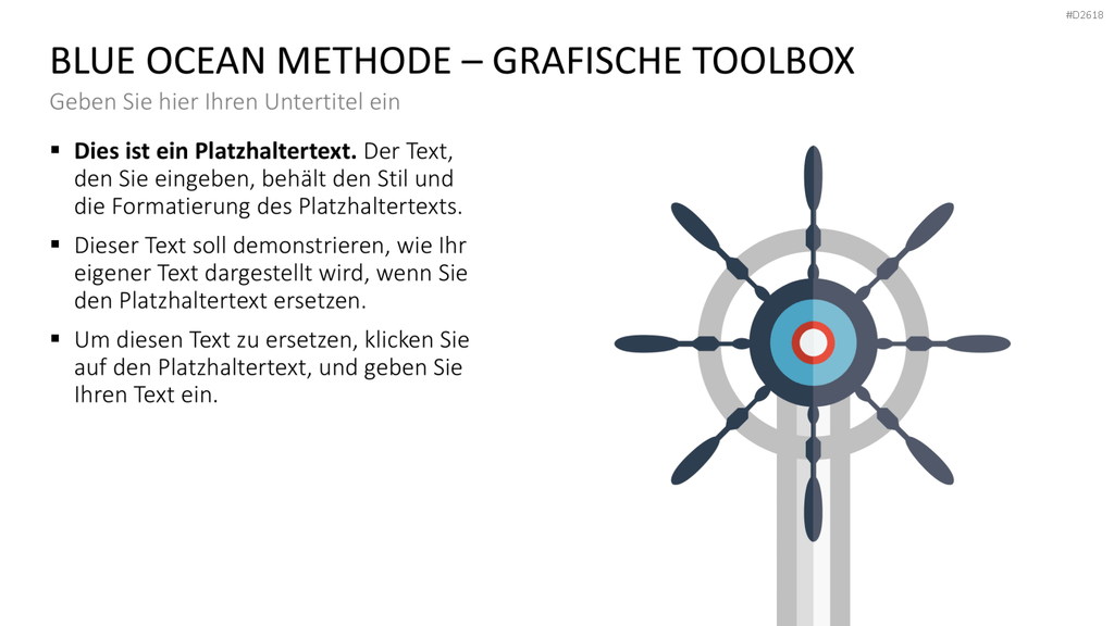 Blue-Ocean-Methode PowerPoint-Vorlage