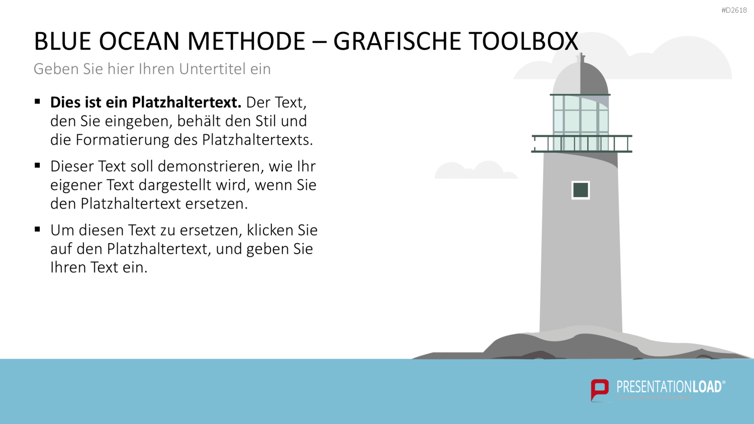 Blue-Ocean-Methode PowerPoint-Vorlage