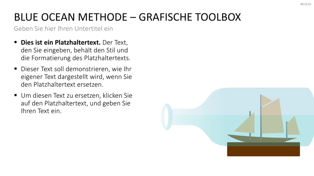 Blue-Ocean-Methode PowerPoint-Vorlage