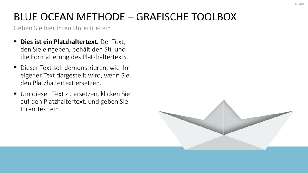 Blue-Ocean-Methode PowerPoint-Vorlage