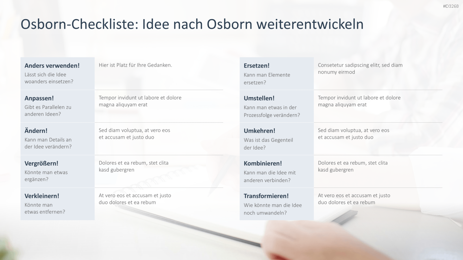 Brainstorming PowerPoint-Vorlage