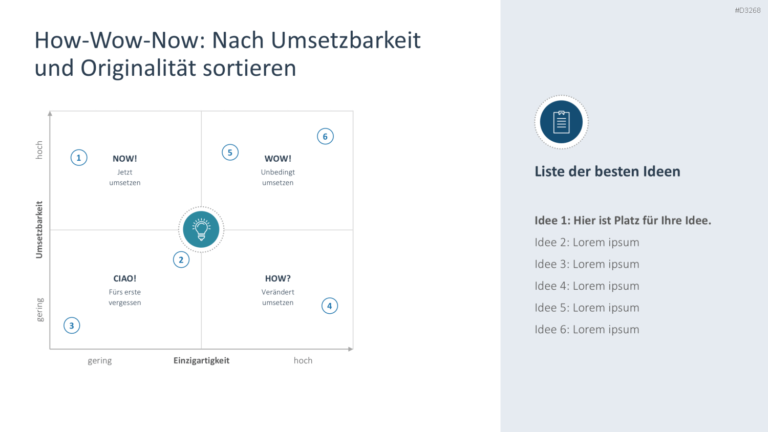 Brainstorming PowerPoint-Vorlage