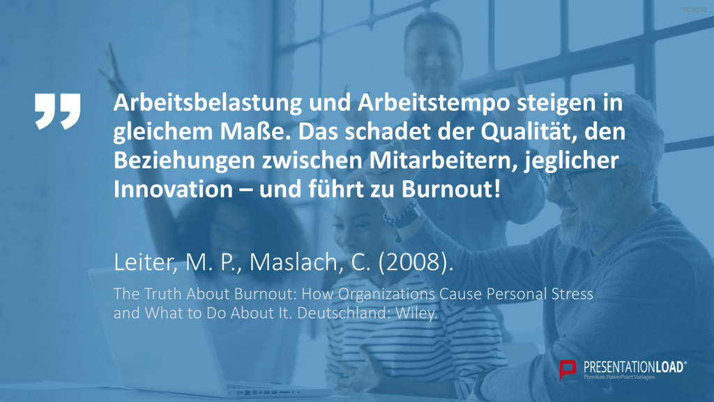 Burnout & Resilienz PowerPoint-Vorlage