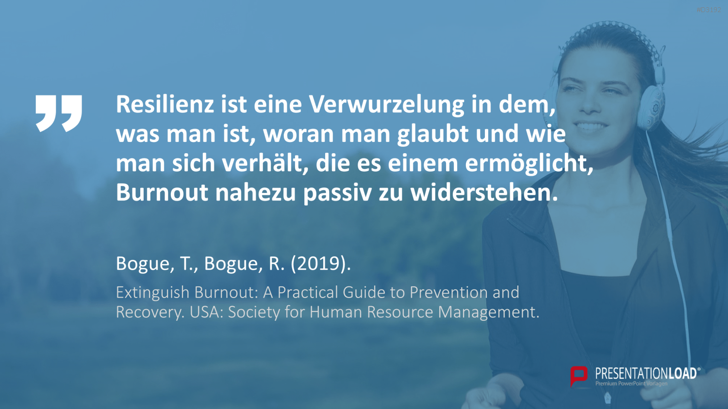 Burnout & Resilienz PowerPoint-Vorlage