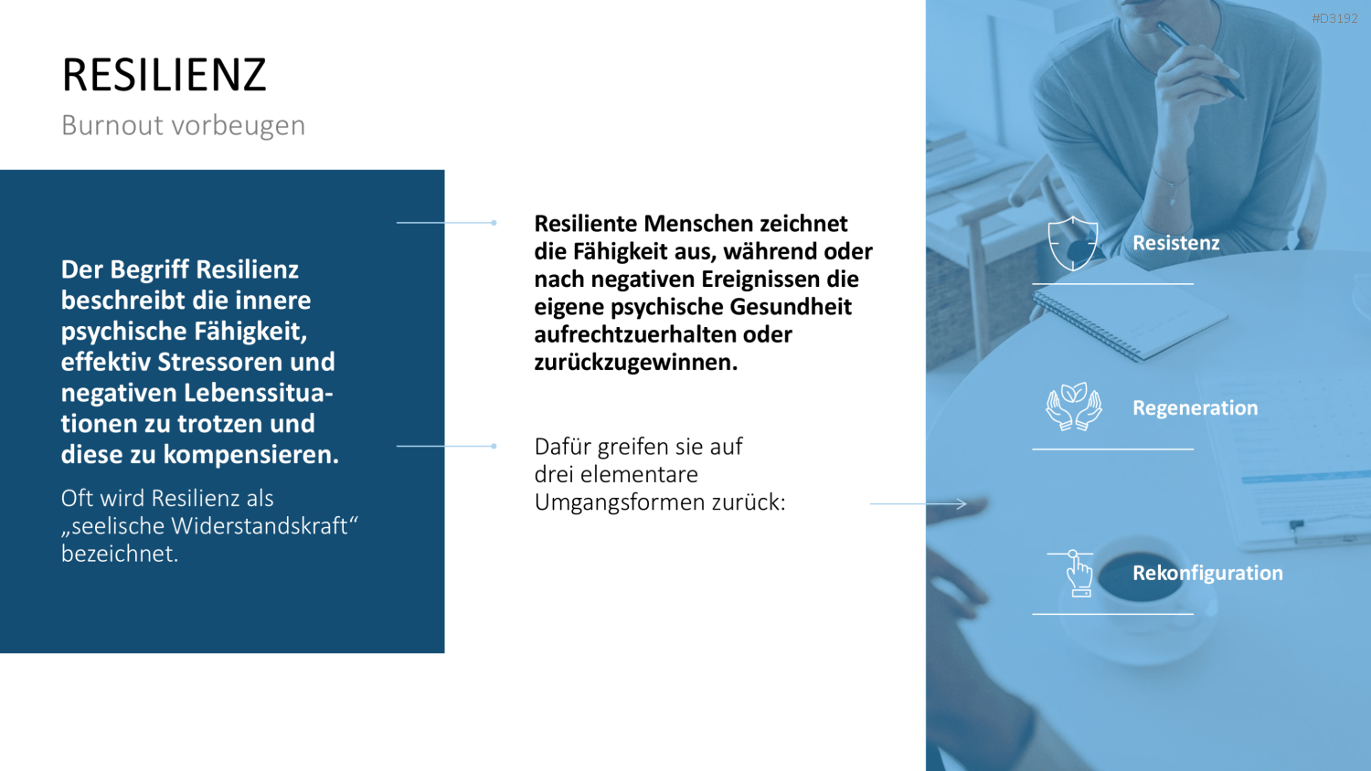 Burnout & Resilienz PowerPoint-Vorlage