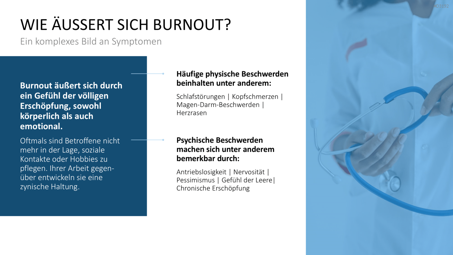 Burnout & Resilienz PowerPoint-Vorlage