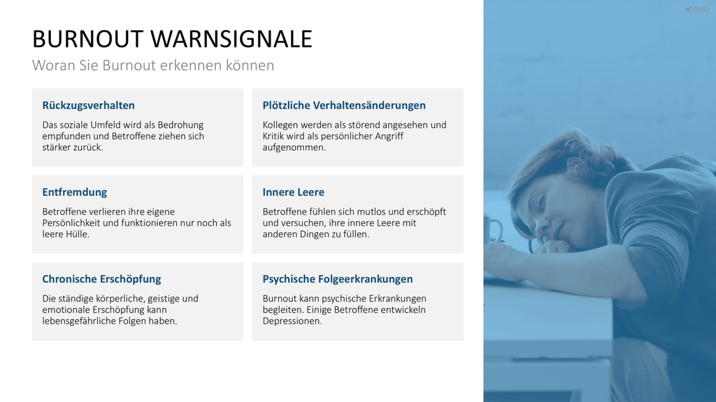 Burnout & Resilienz PowerPoint-Vorlage