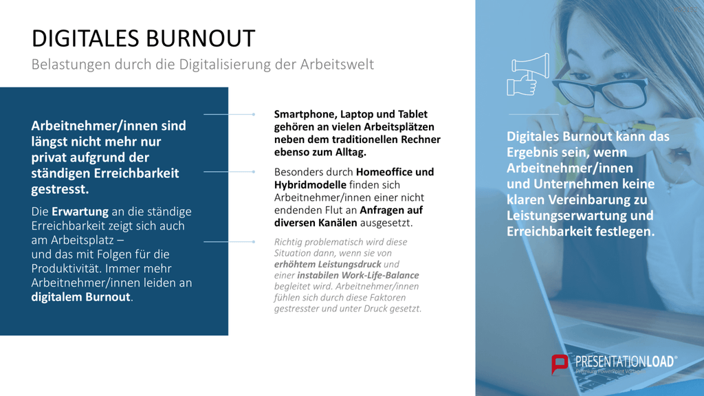 Burnout & Resilienz PowerPoint-Vorlage