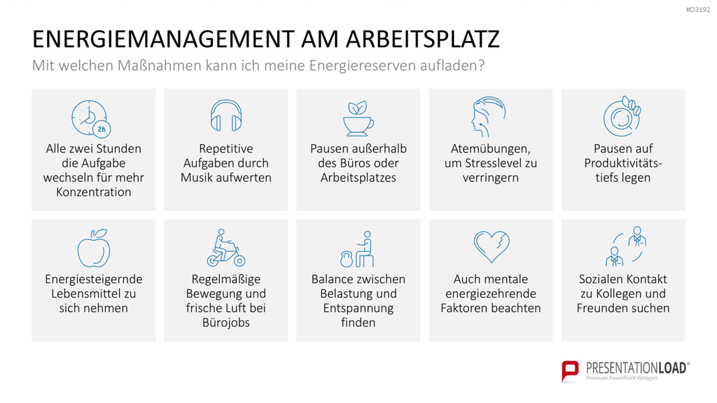 Burnout & Resilienz PowerPoint-Vorlage