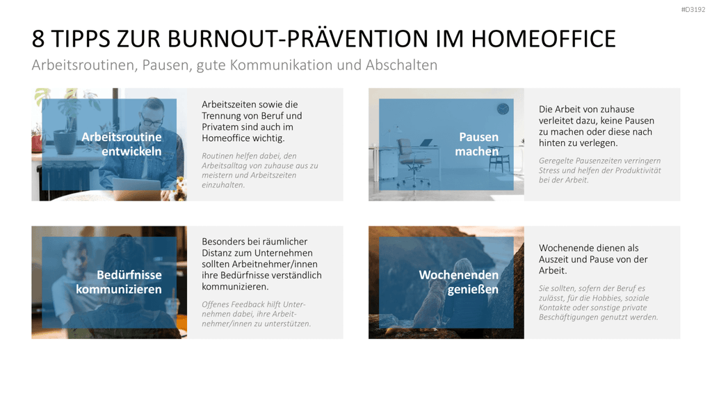 Burnout & Resilienz PowerPoint-Vorlage