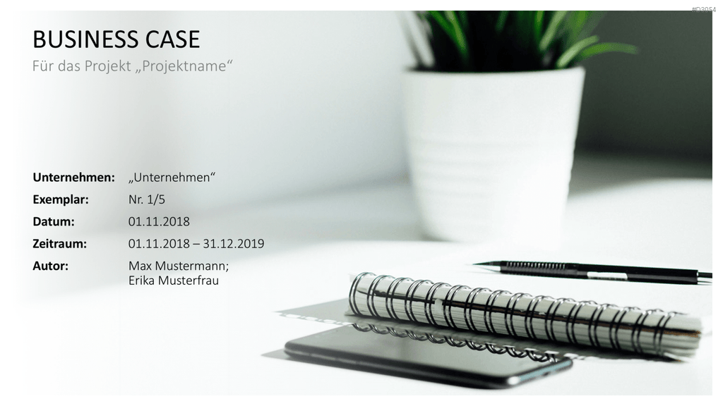 Business Case PowerPoint-Vorlage