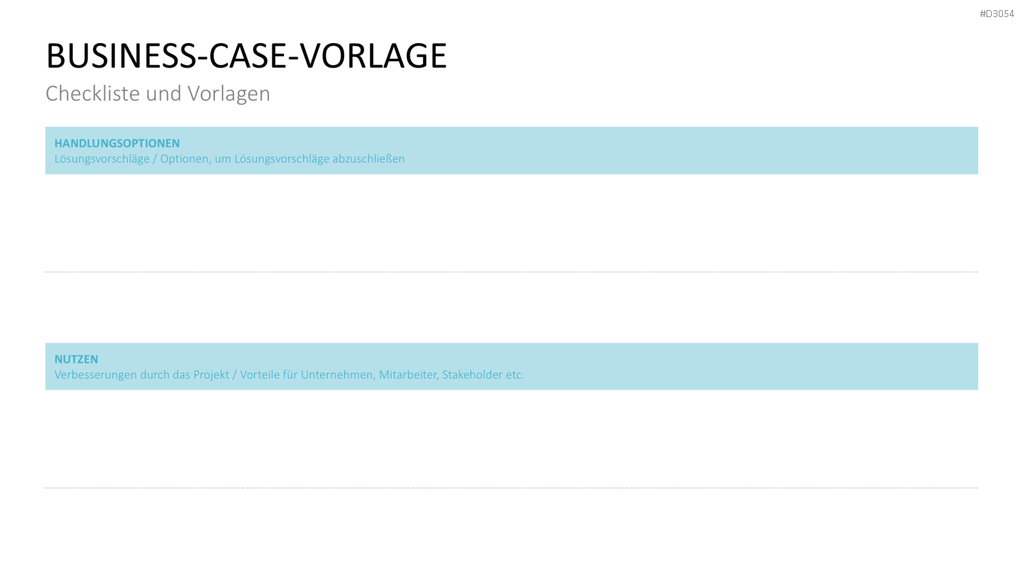 Business Case PowerPoint-Vorlage
