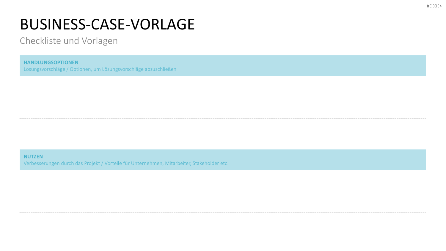 Business Case PowerPoint-Vorlage