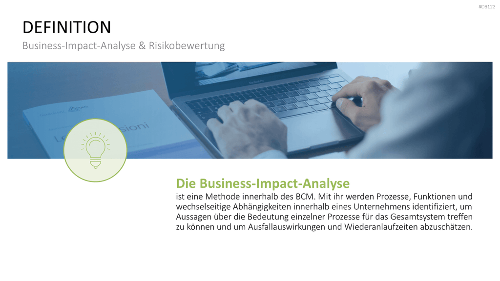 Business-Continuity-Management PowerPoint-Vorlage