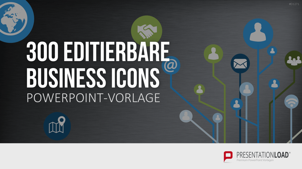 Business Icons PowerPoint-Vorlage