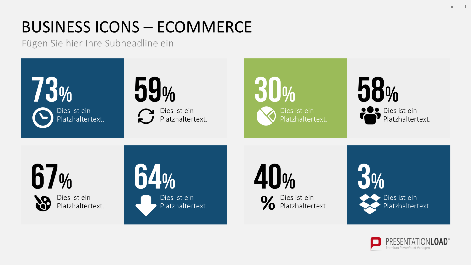 Business Icons PowerPoint-Vorlage