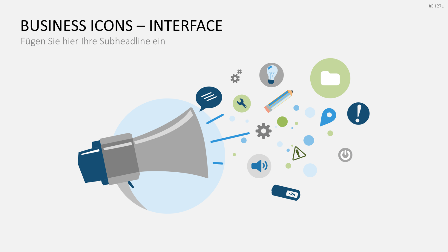Business Icons PowerPoint-Vorlage