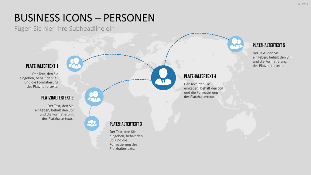 Business Icons PowerPoint-Vorlage