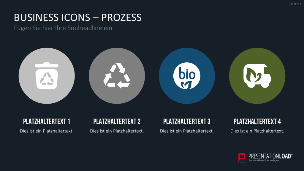 Business Icons PowerPoint-Vorlage