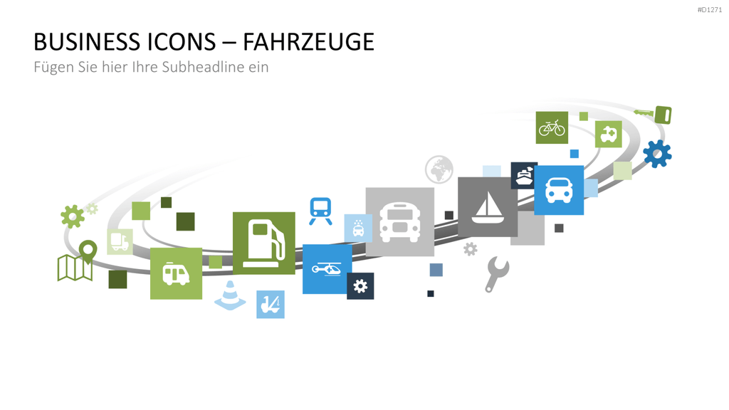 Business Icons PowerPoint-Vorlage