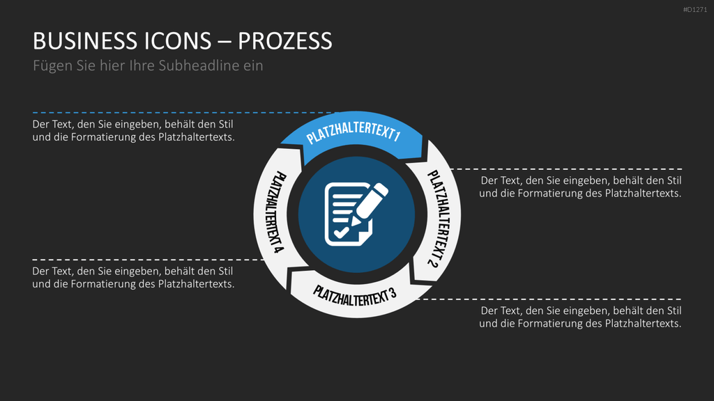 Business Icons PowerPoint-Vorlage