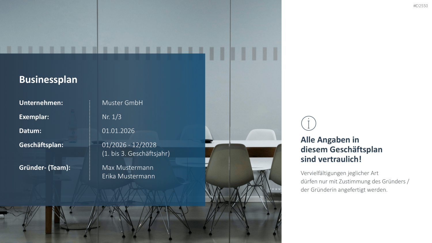 Businessplan PowerPoint-Vorlage