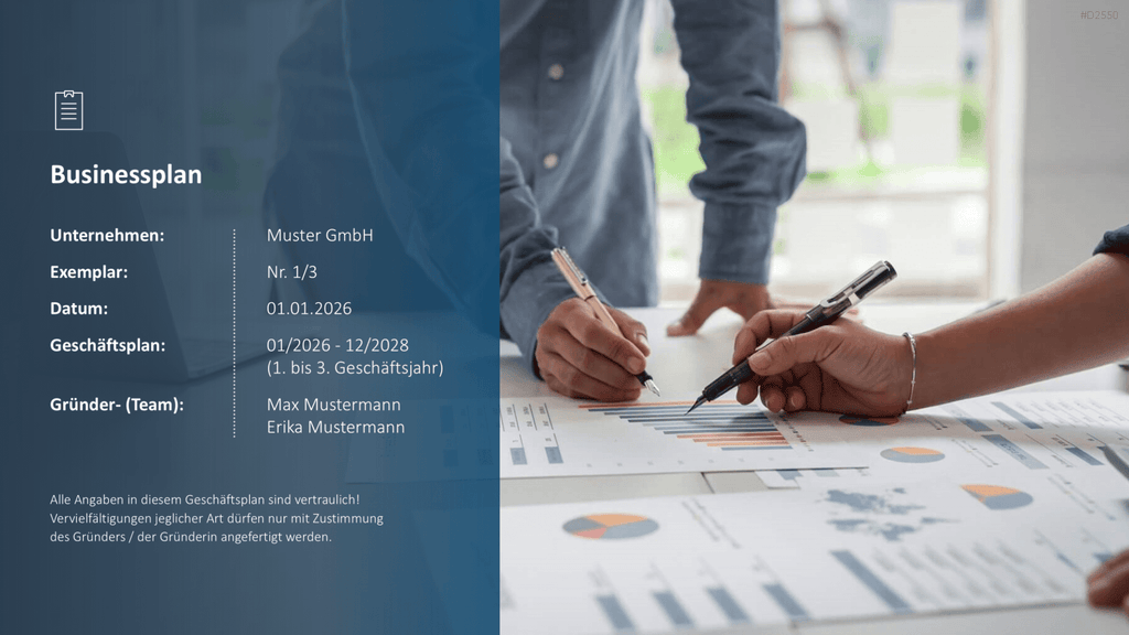 Businessplan PowerPoint-Vorlage