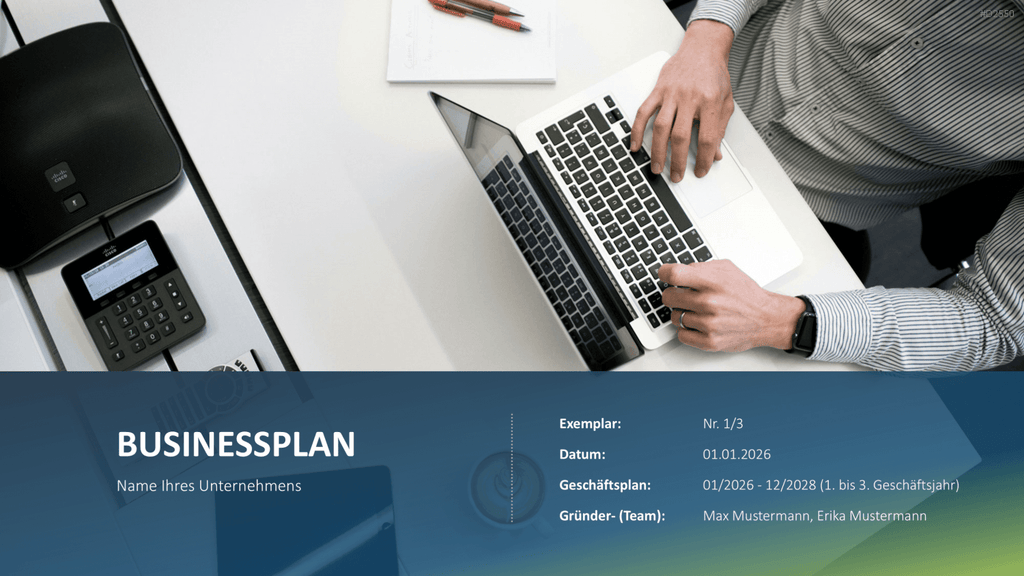 Businessplan PowerPoint-Vorlage