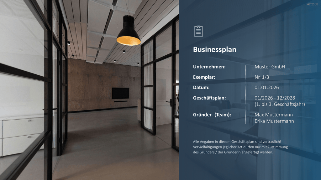 Businessplan PowerPoint-Vorlage