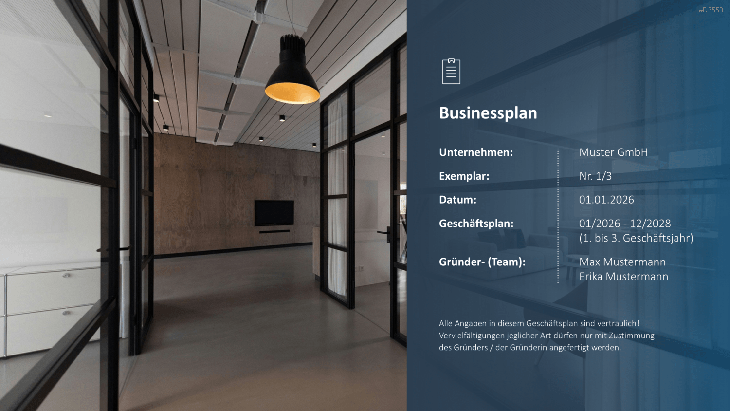 Businessplan PowerPoint-Vorlage